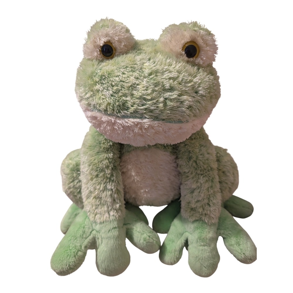 Animal Alley Toys R Us Green Frog Plush Stuffed Animal Shaggy Soft Toy